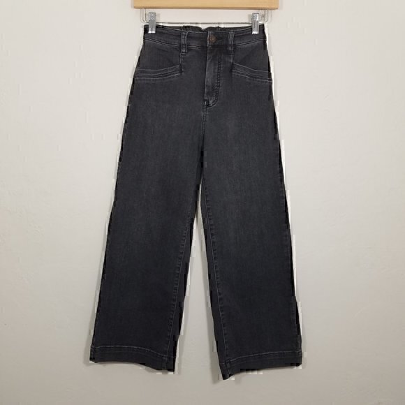 We The Free Denim - We The Free People High Waist Super Stretch Crop Jeans Size 24